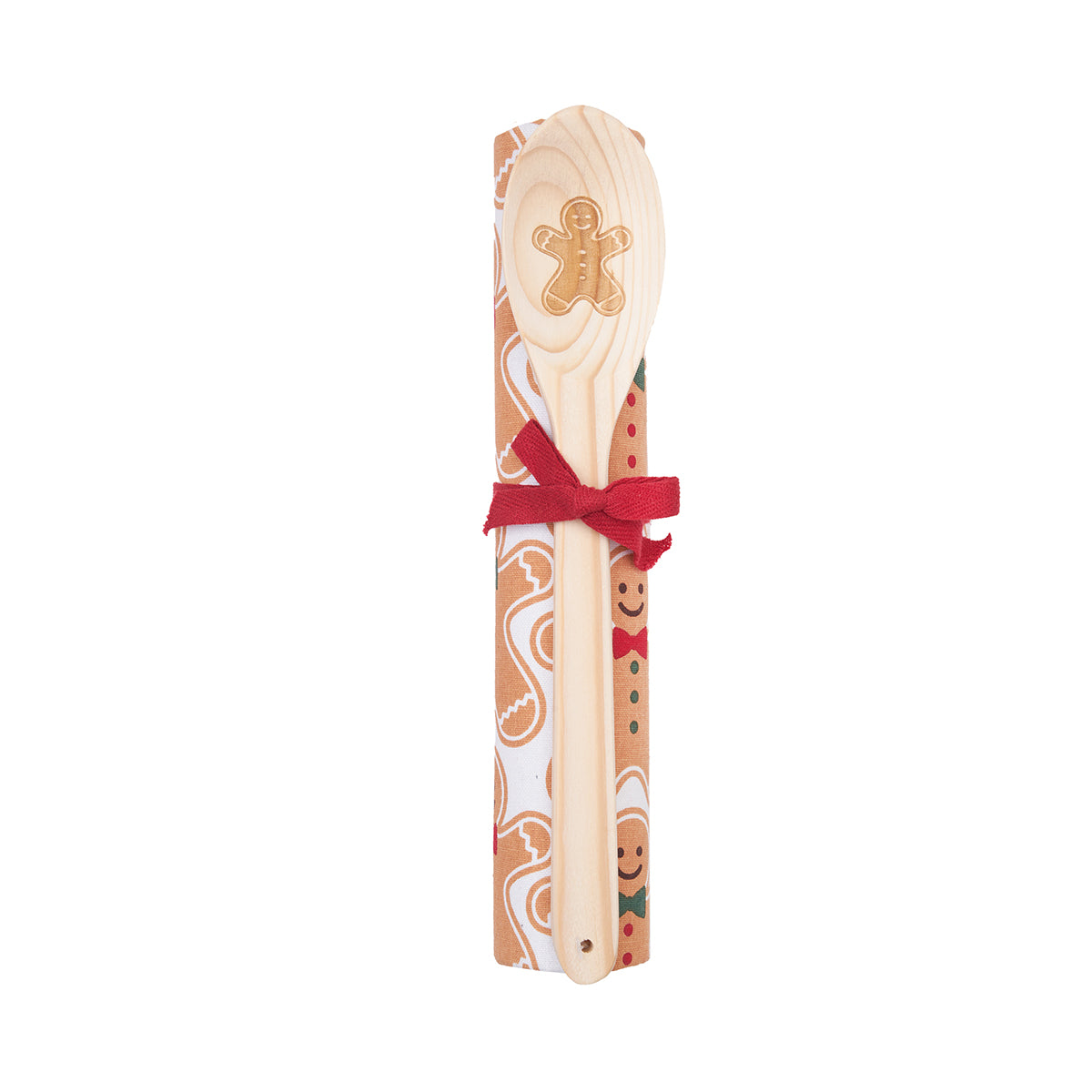 Gingerbread Buddies Kitchen Towel & Spoon Set
