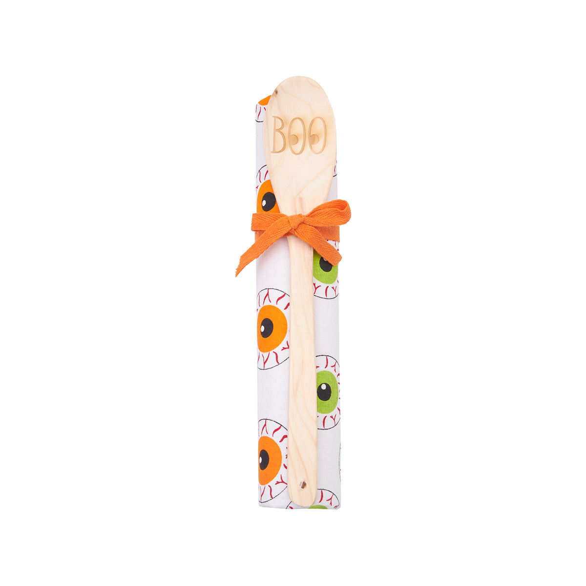 Boo Eyeball Kitchen Towel & Spoon Set