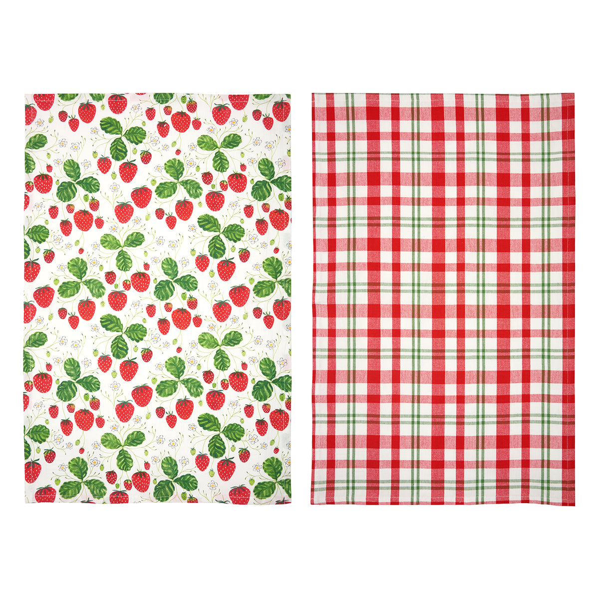 Strawberry Patch Kitchen Towel & Bag Set