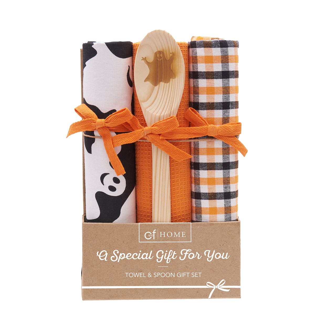 Hey Boo Kitchen Towel & Spoon Set
