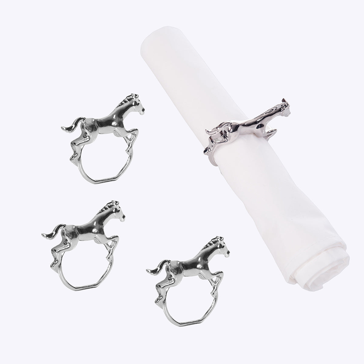 Horse Napkin Ring, Set of 4