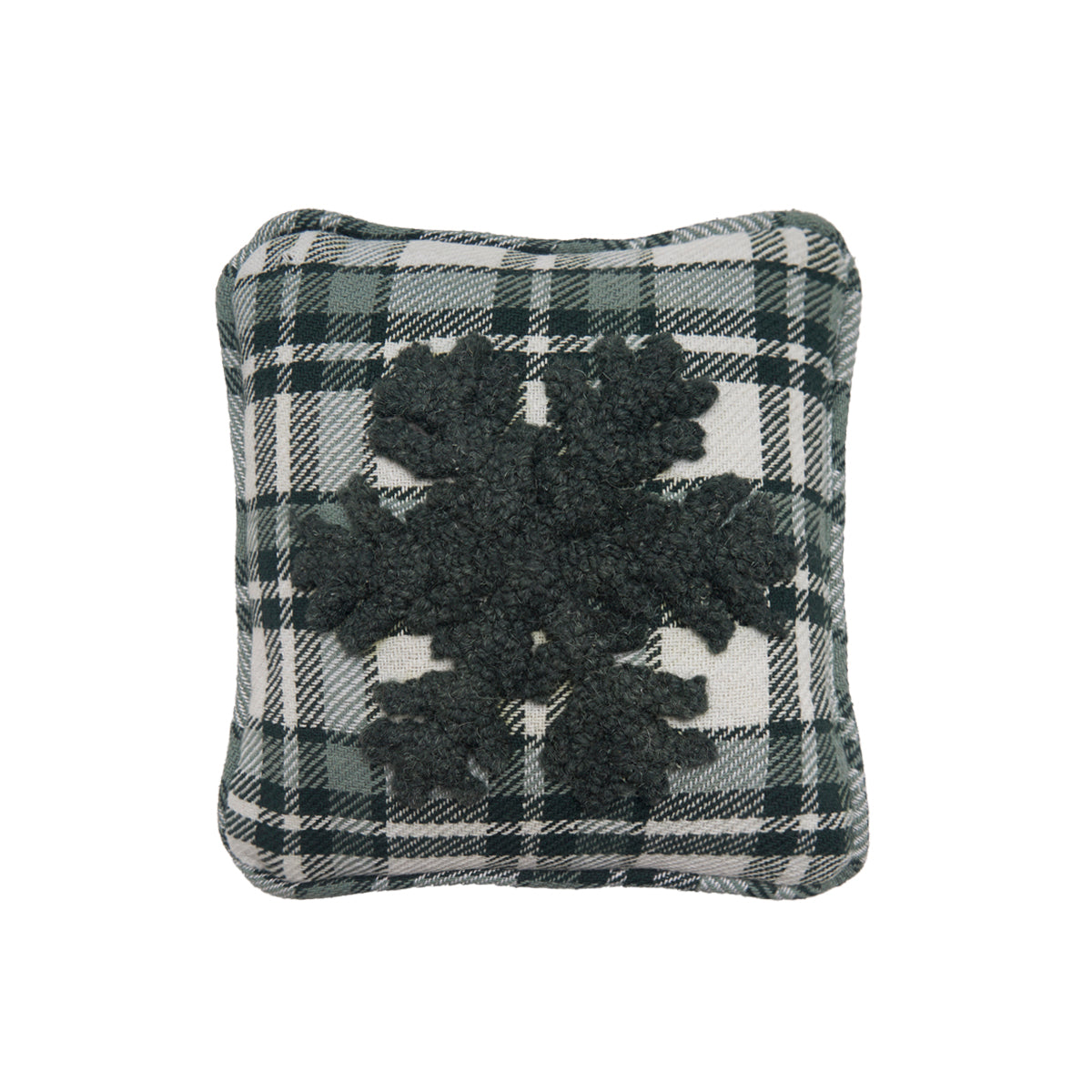 Snowflake Hooked Mini Pillow