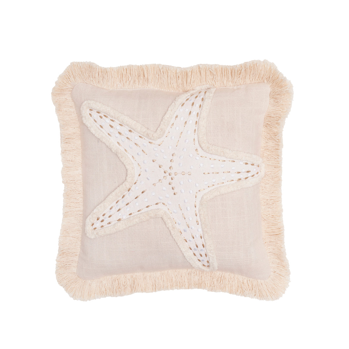 Golden Coast Starfish Mini Pillow