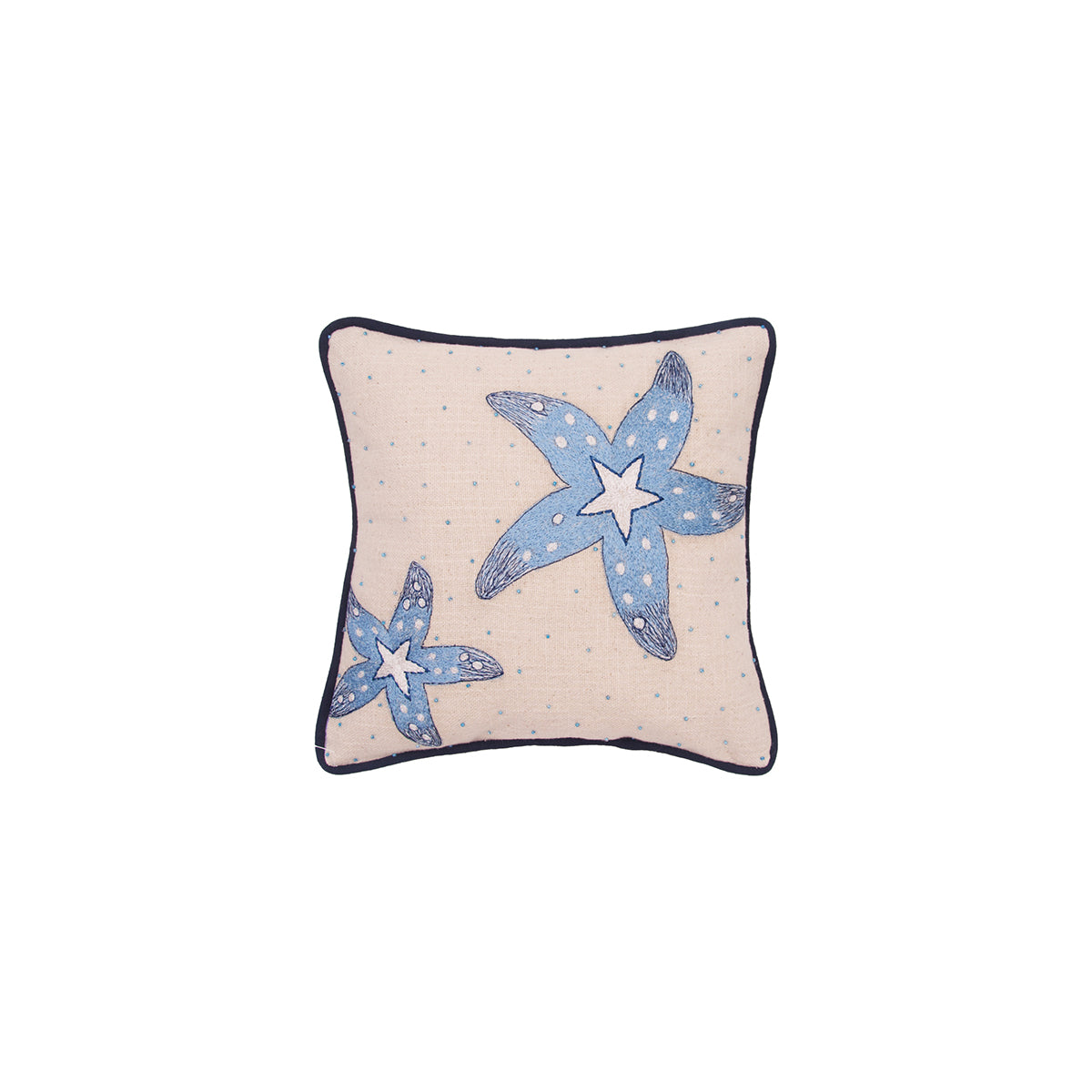 Blue Sea Star Pillow