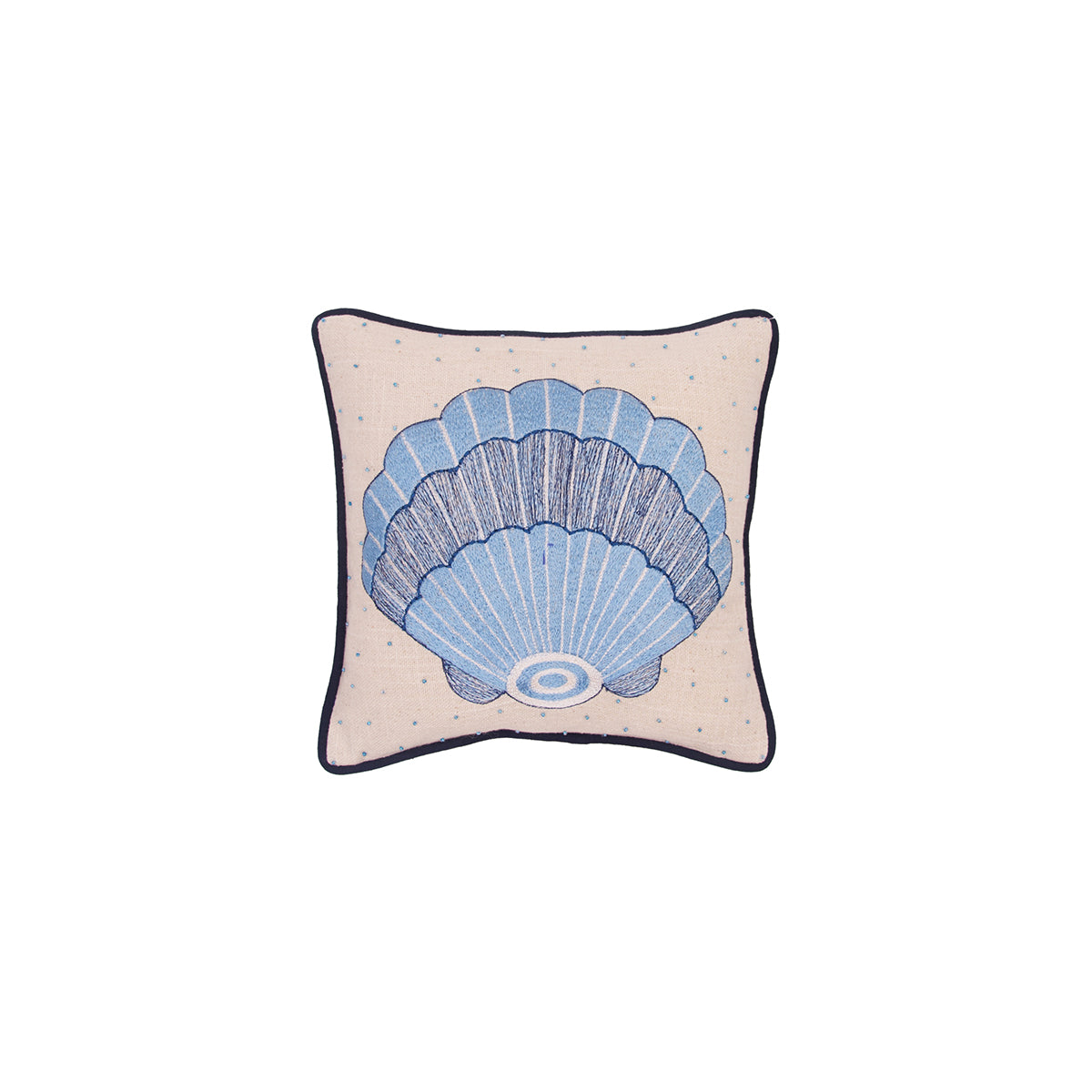 Blue Shell Pillow