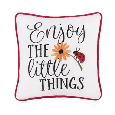 Little Things Ladybug Pillow