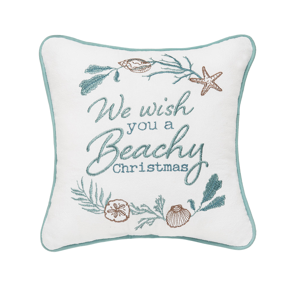 Beachy Christmas Mini Pillow