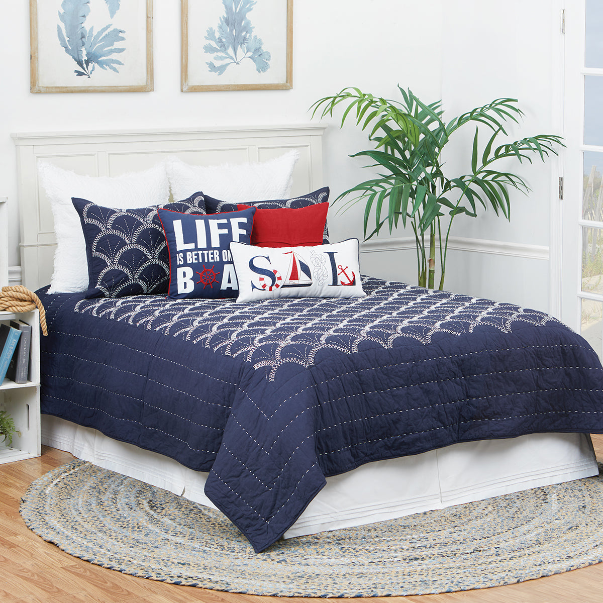 Scallop Quilt Set