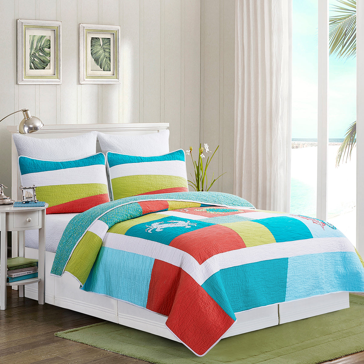 Santorini Quilt Set