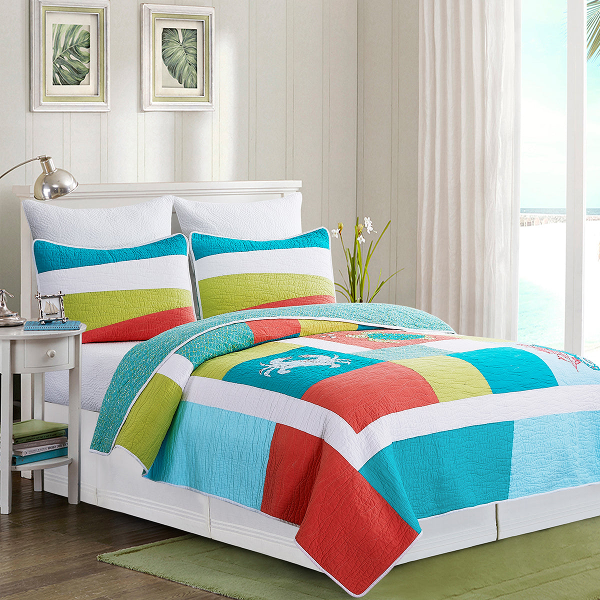Santorini Quilt Set