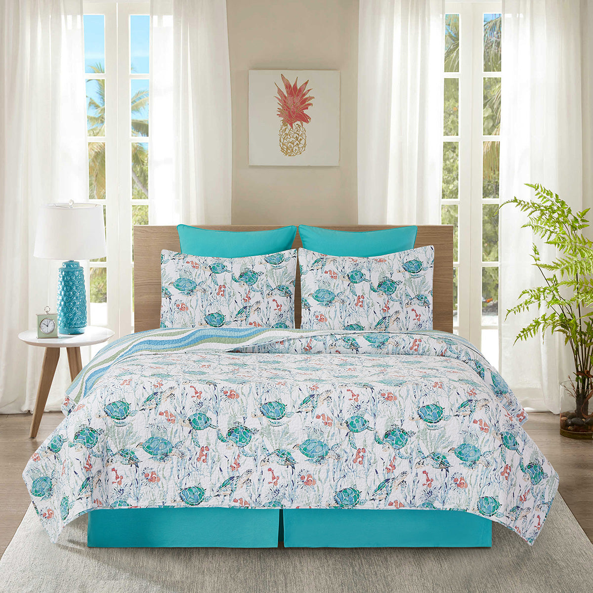 Sea Turtle Cove Quilt Set