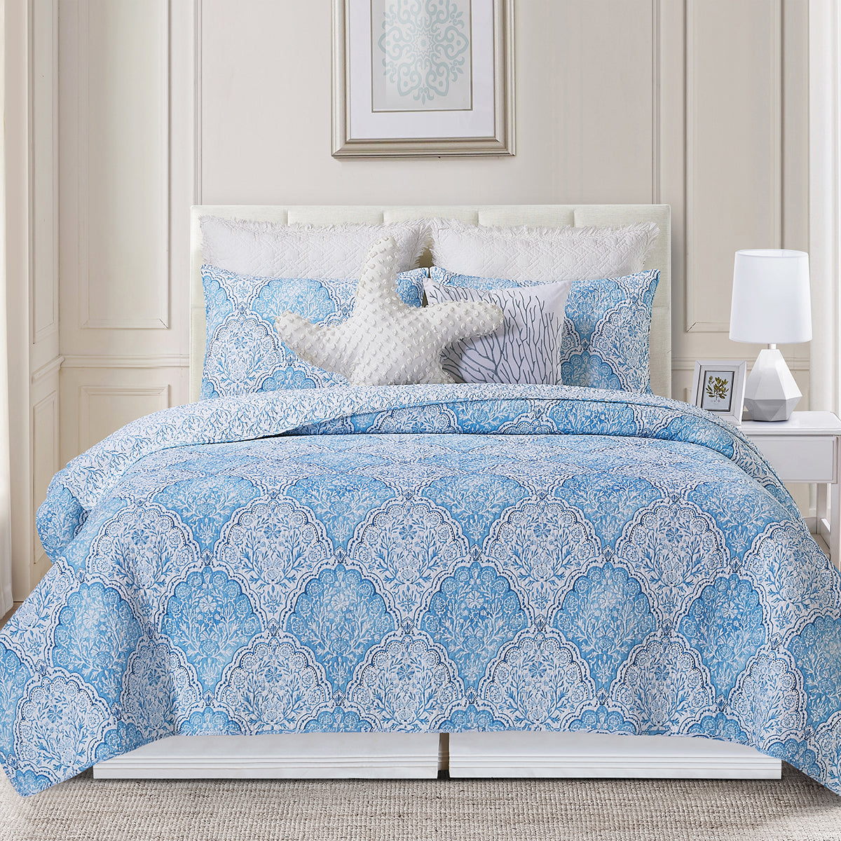 Chinoiserie Coast Quilt Set
