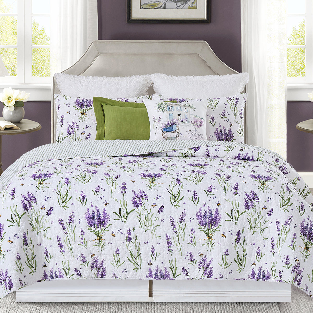 Lavender Fields Quilt Set