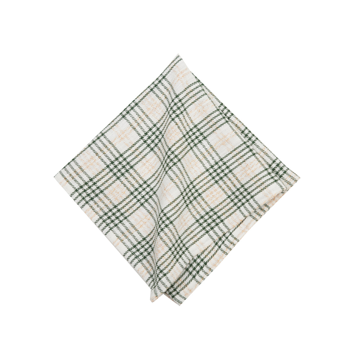 Sage & Gold Plaid Table Linens
