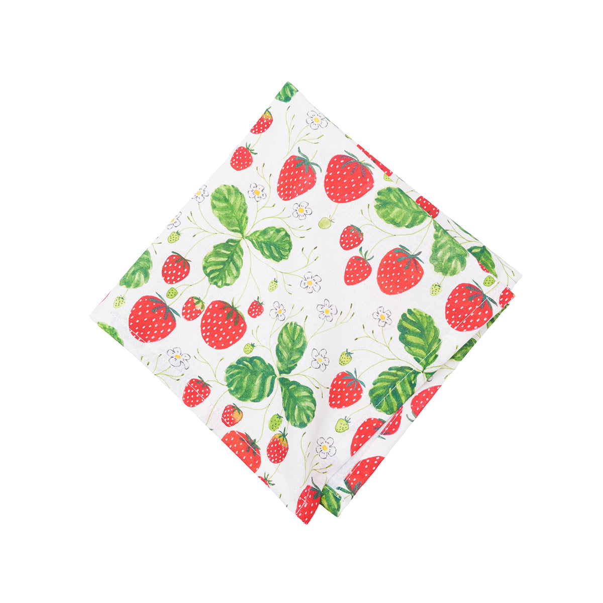 Strawberry Patch & Plaid Table Linens