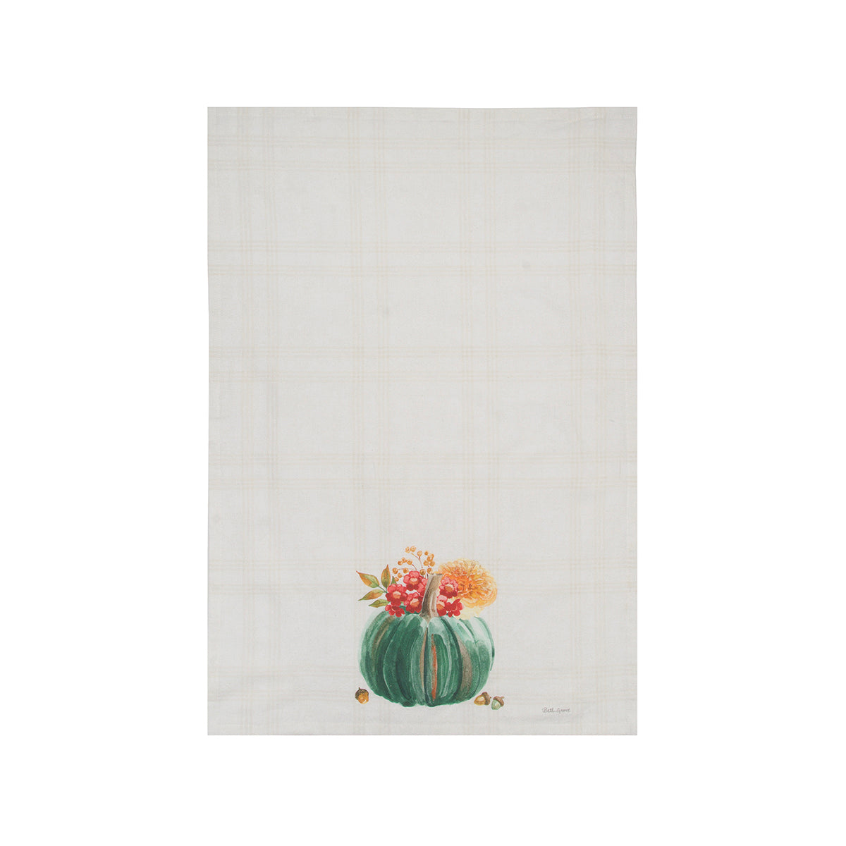 Teal Pumpkin Harvest Kitchen Towel