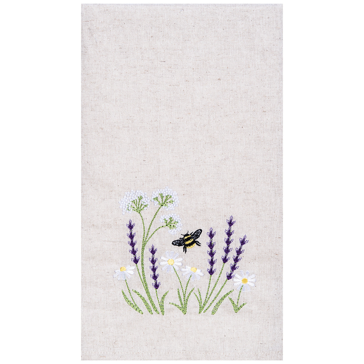 Lavender & Bee Garden Flour Sack Kitchen Towel