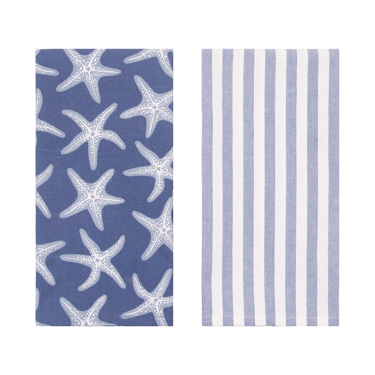 Calming Seas Starfish Printed Kitchen Towel, Set of 2