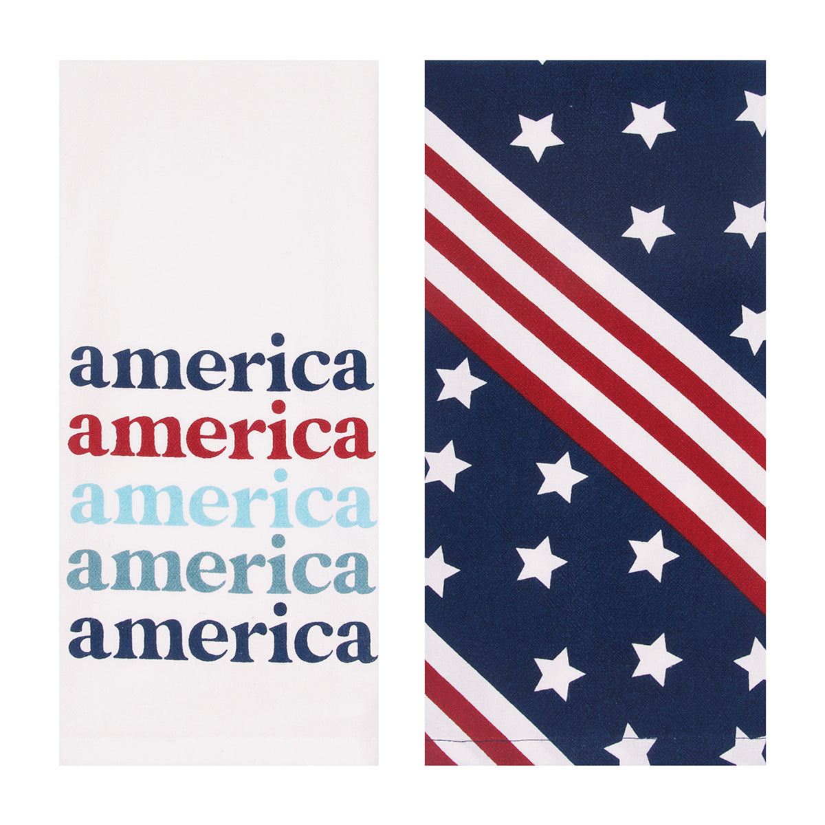 America Star Kitchen Towel, Set of 2