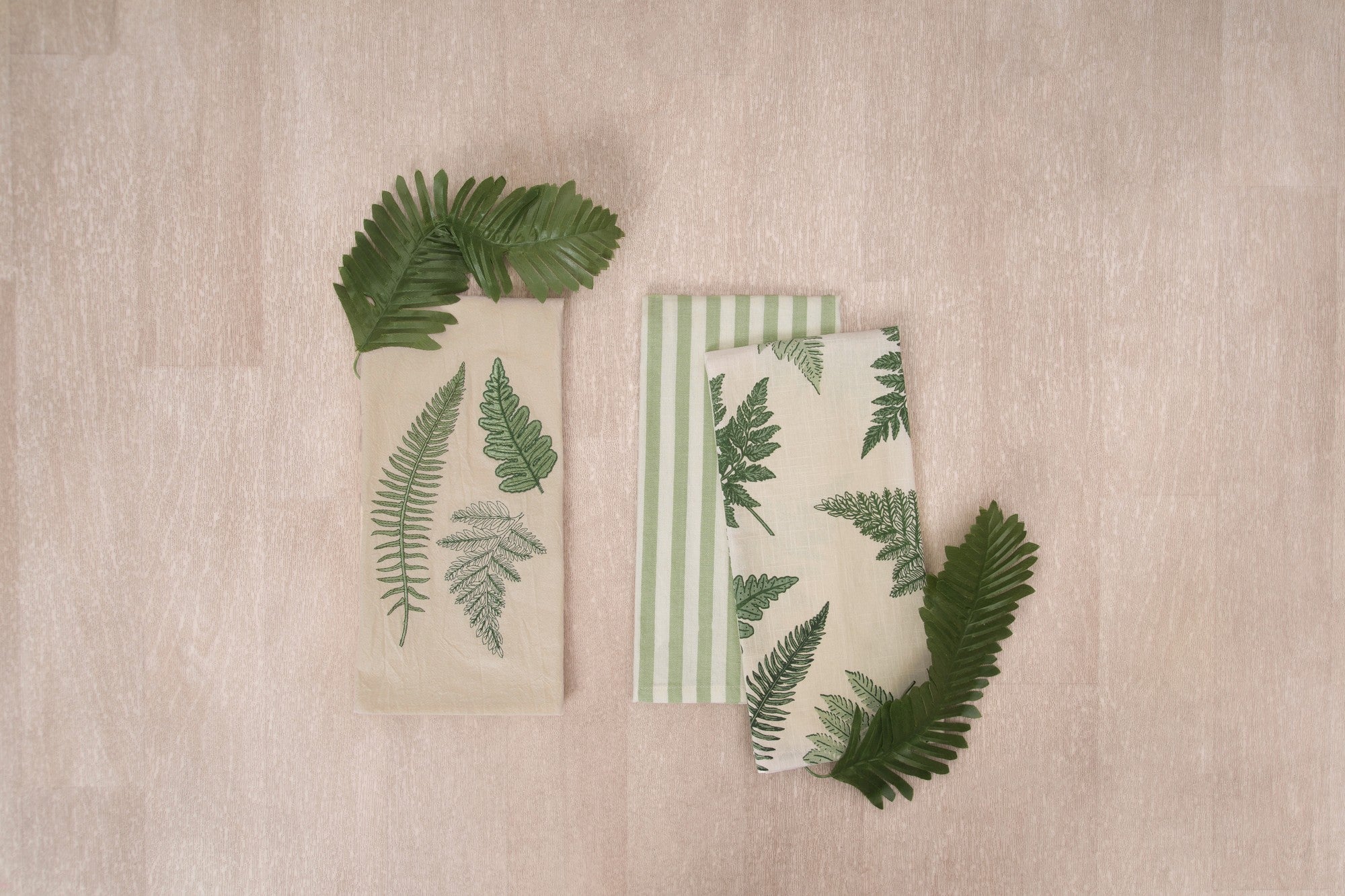 Botanical Forest Printed Kitchen Towel, Set of 2