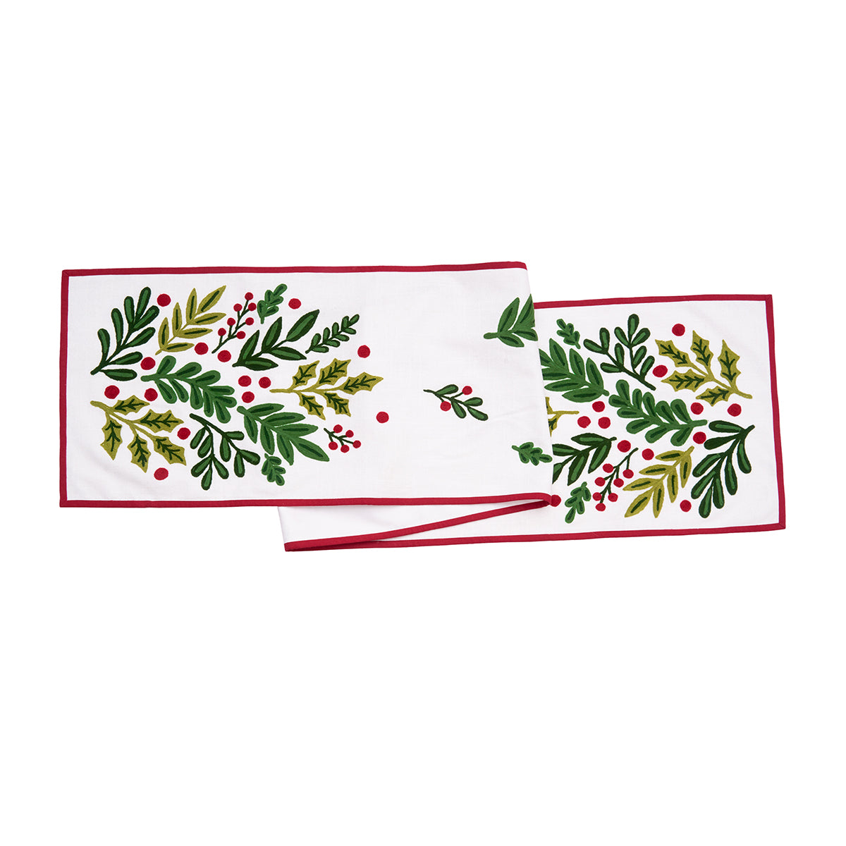 Botanical Christmas Printed Runner