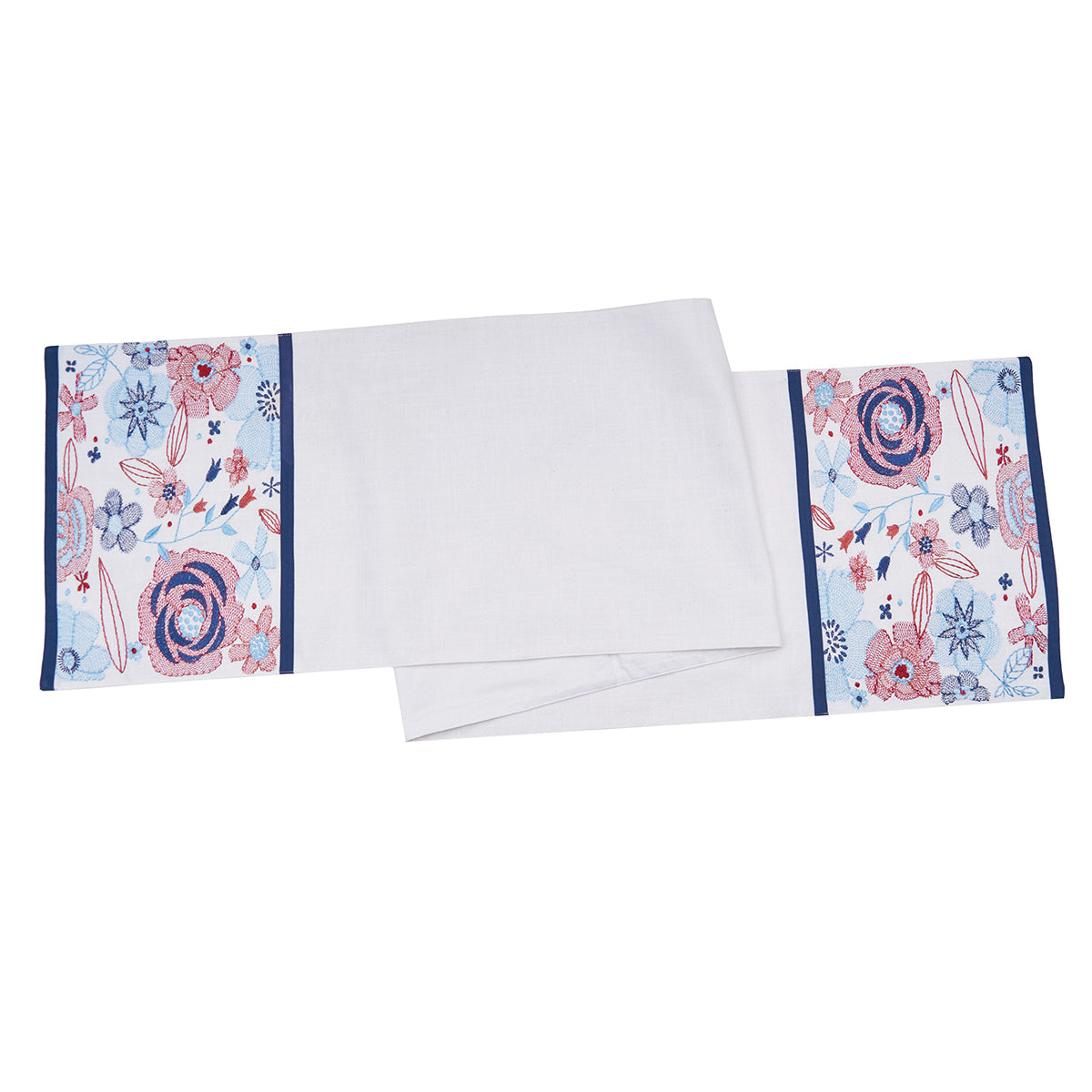 Patriotic Floral Runner