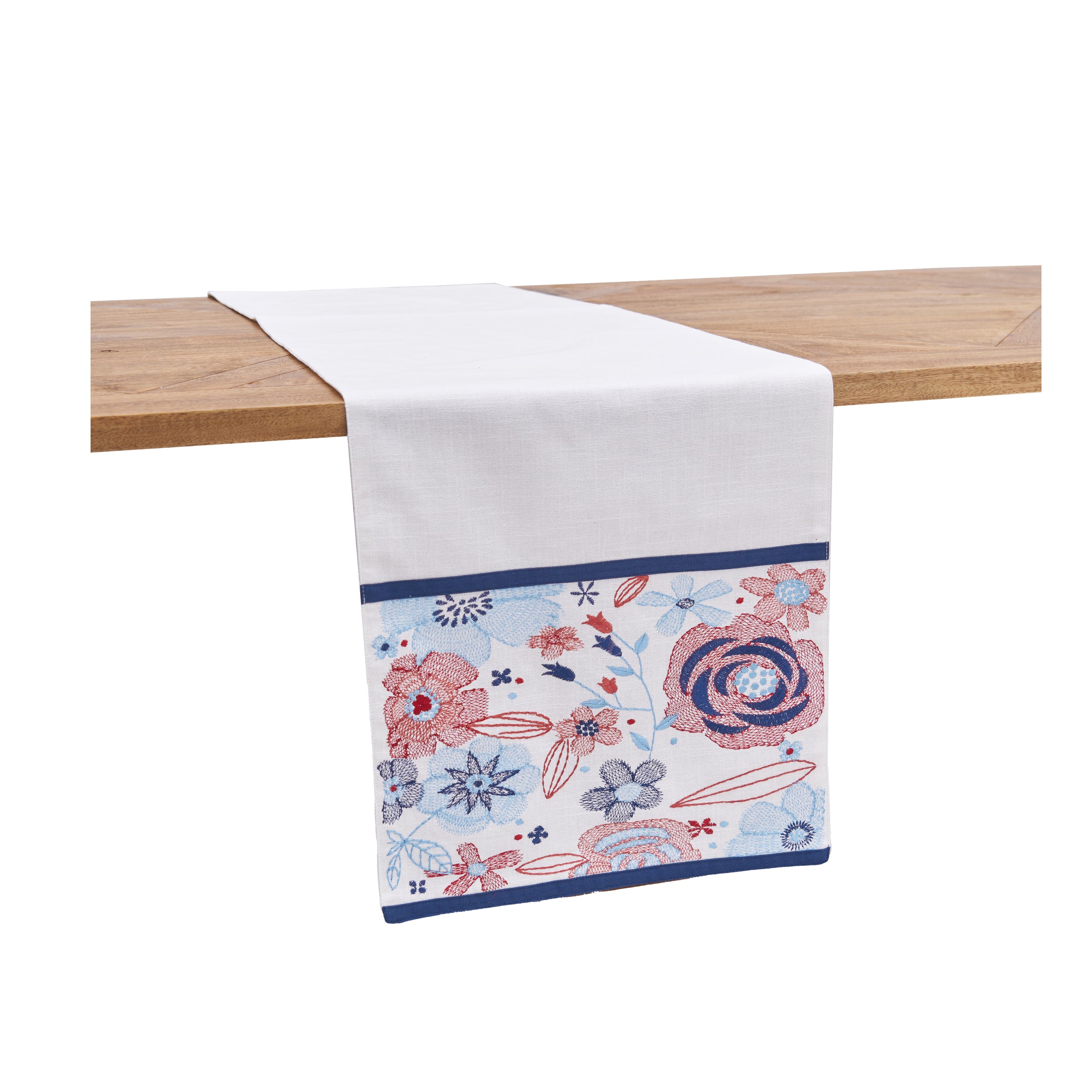 Patriotic Floral Runner