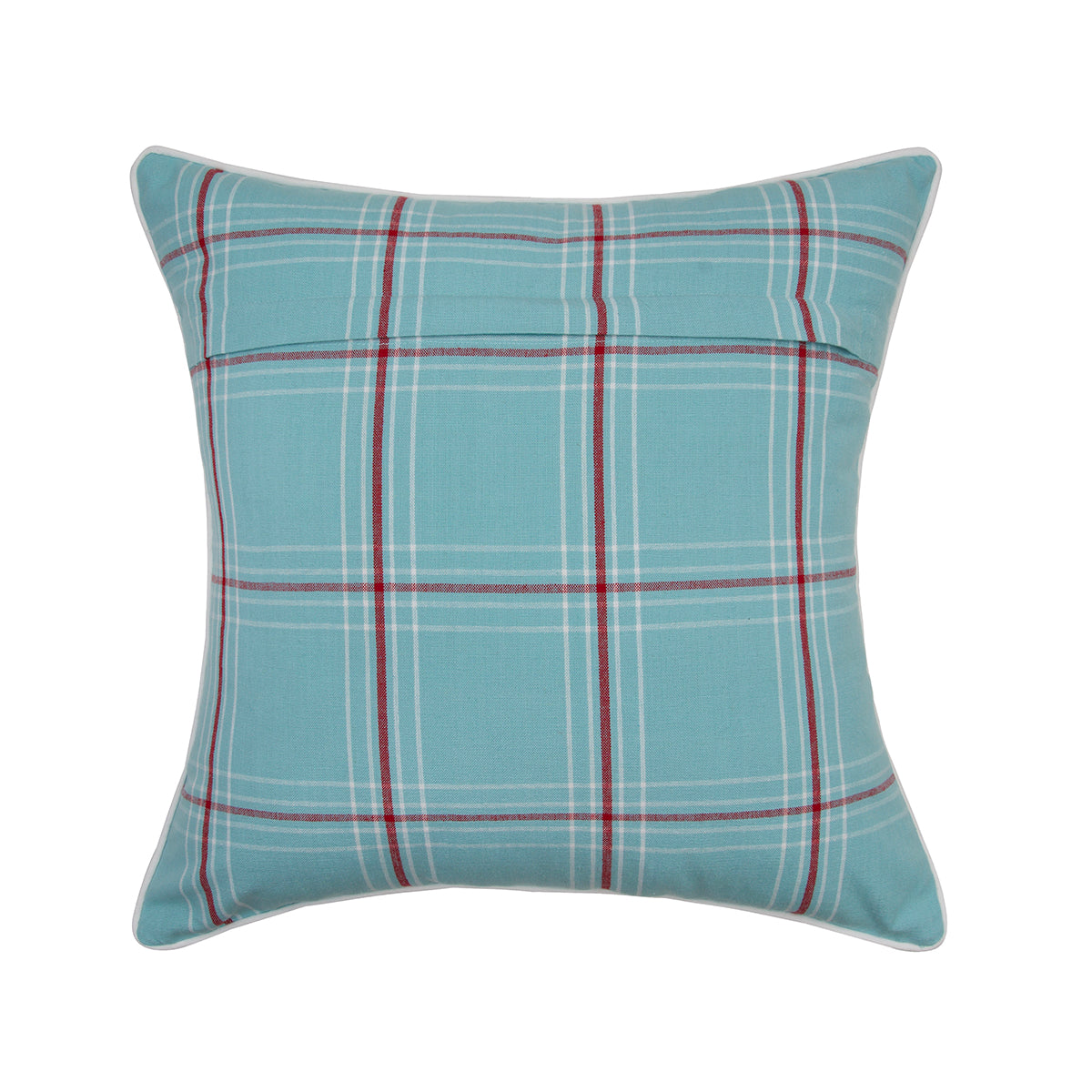 Plaid Sand Dollar Pillow
