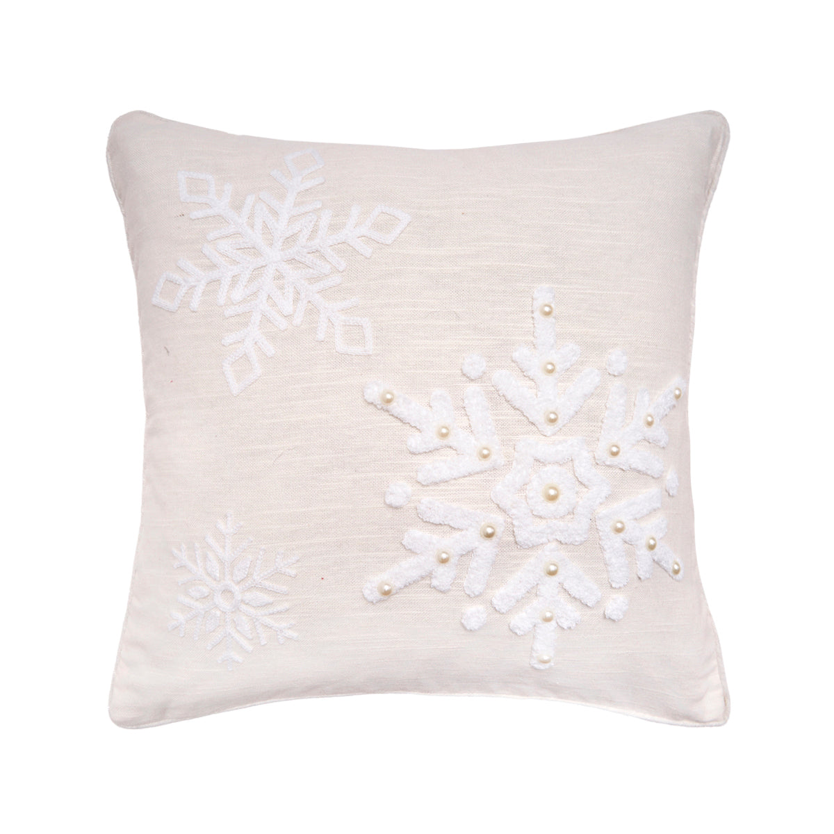 White Christmas Pillow