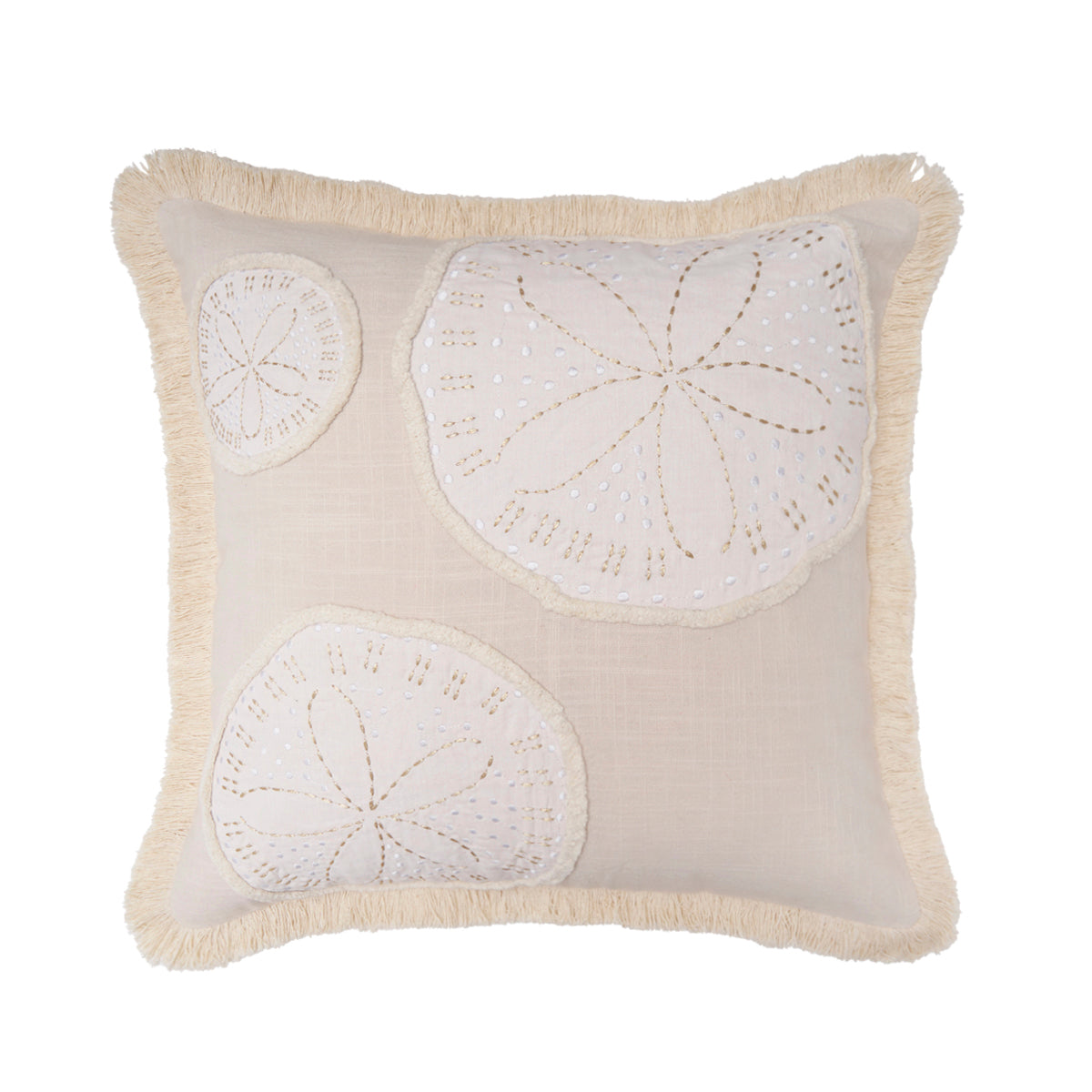 Golden Coast Sand Dollars Pillow