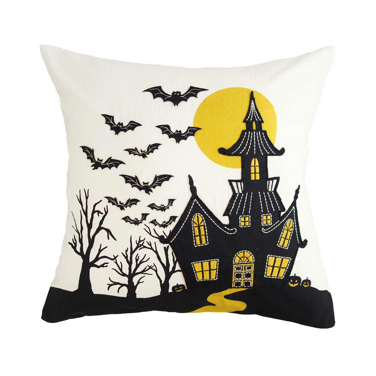 Haunted House Pillow