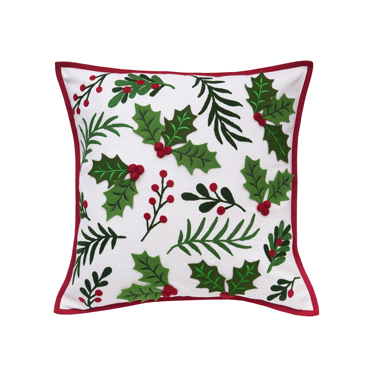 Holly Spring Berry Pillow