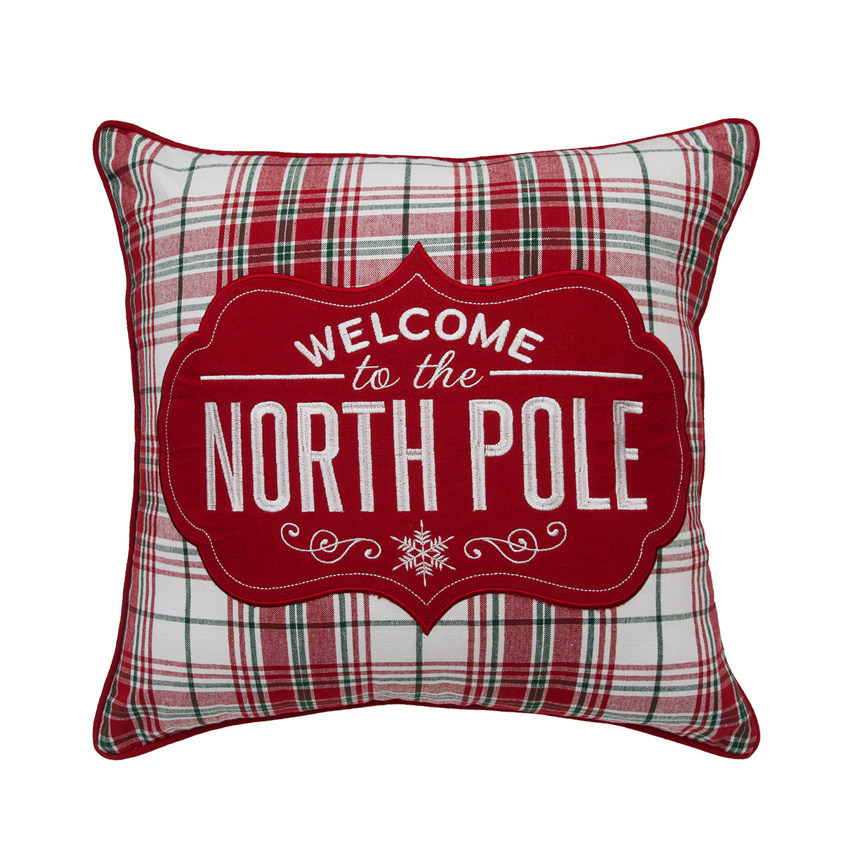 Welcome North Pole Pillow
