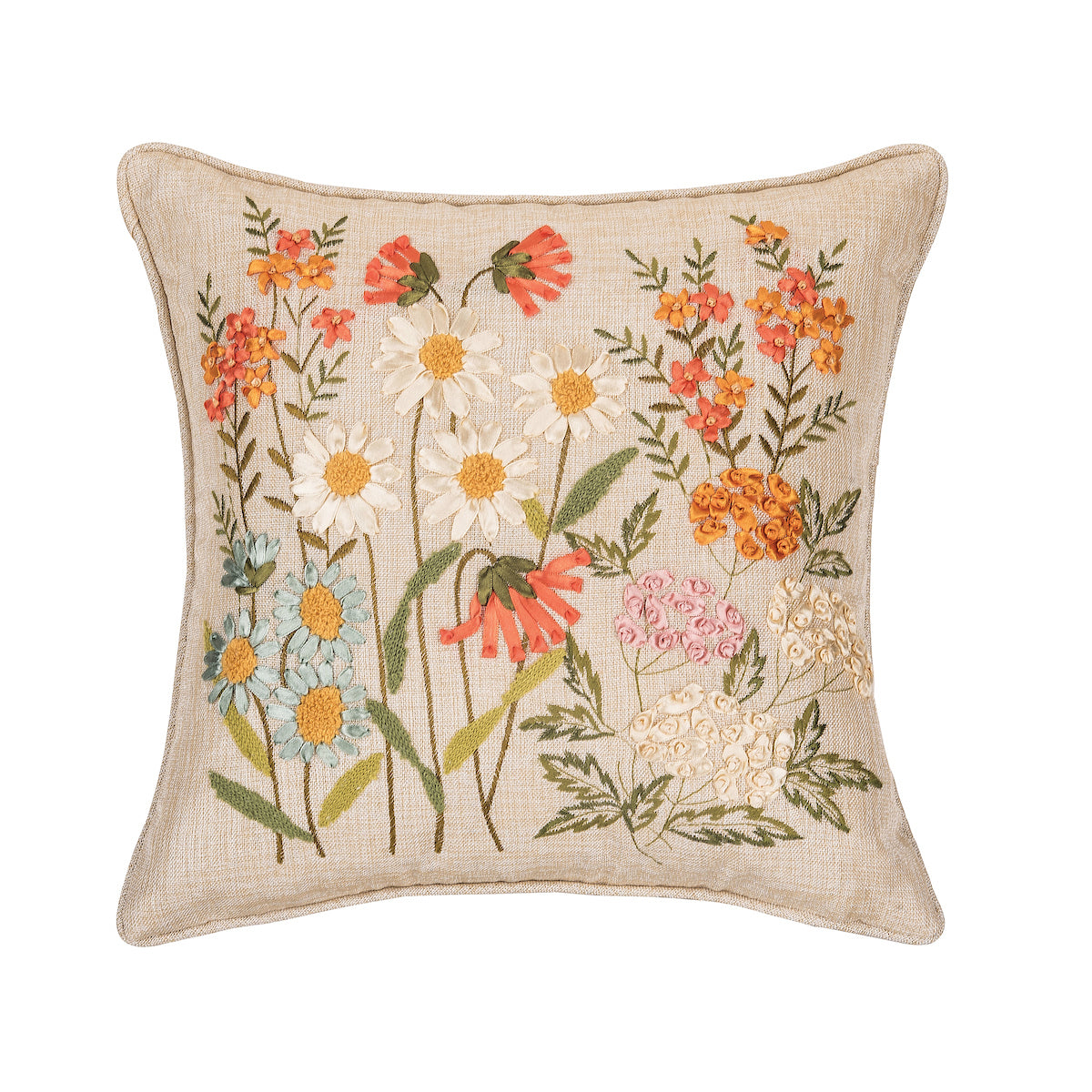 Daisy Garden Pillow