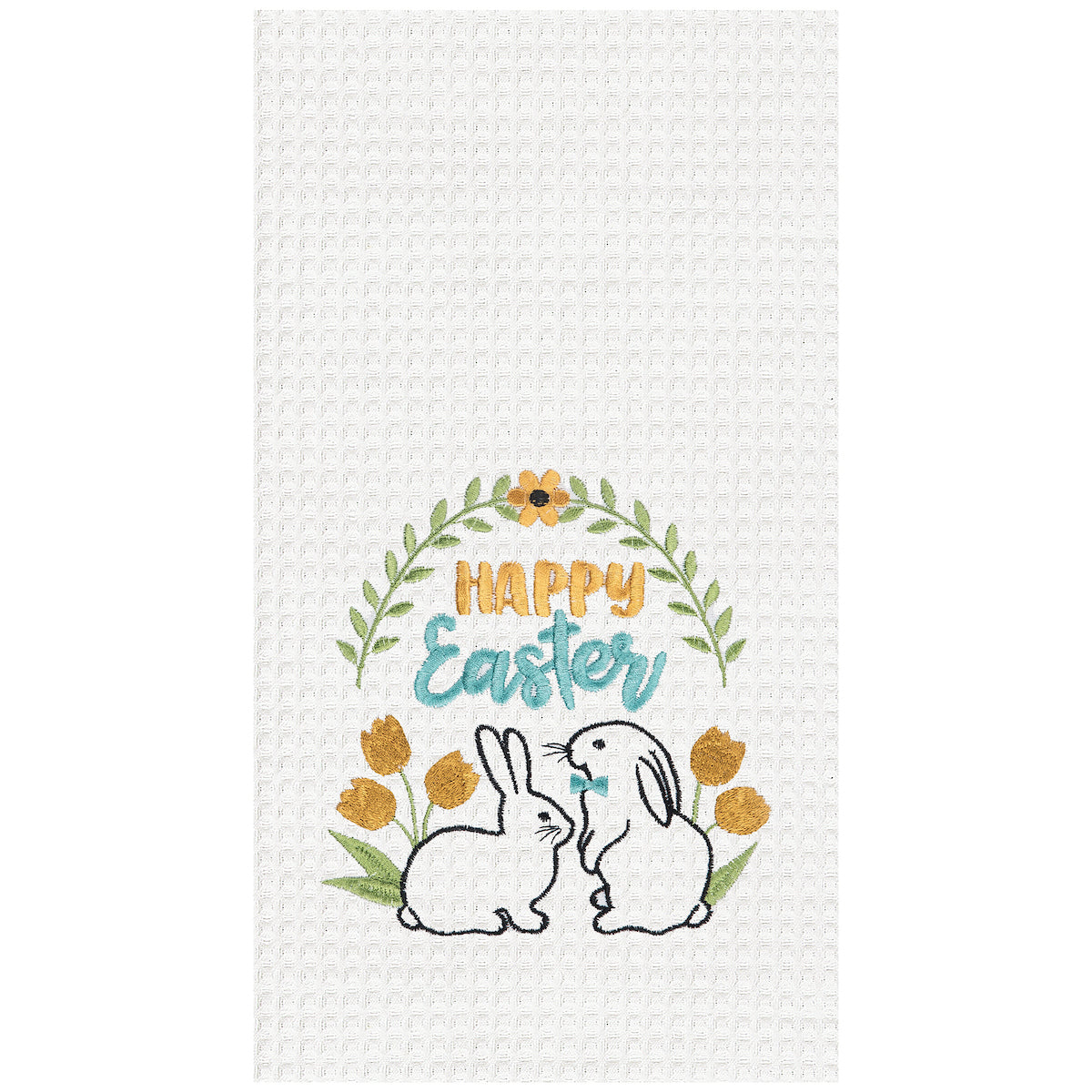 Happy Easter Bunnies Kitchen Towel
