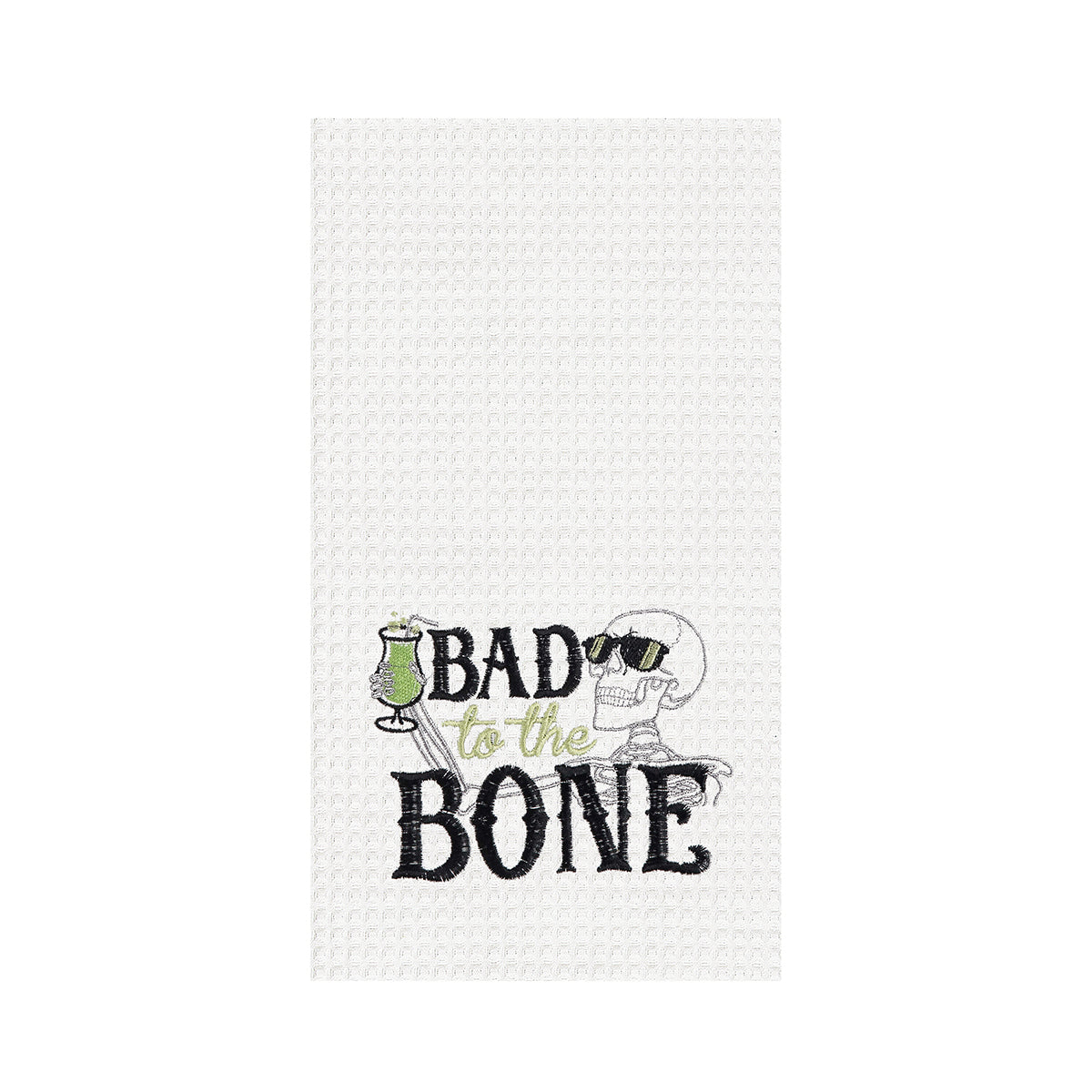 Bad To The Bone Skeleton Kitchen Towel
