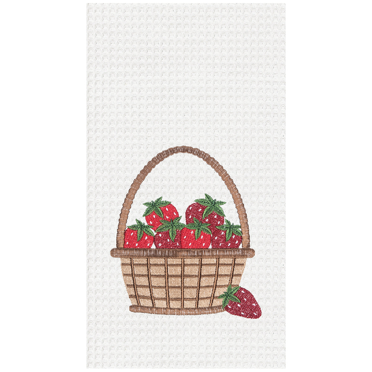 Strawberry Basket Kitchen Towel
