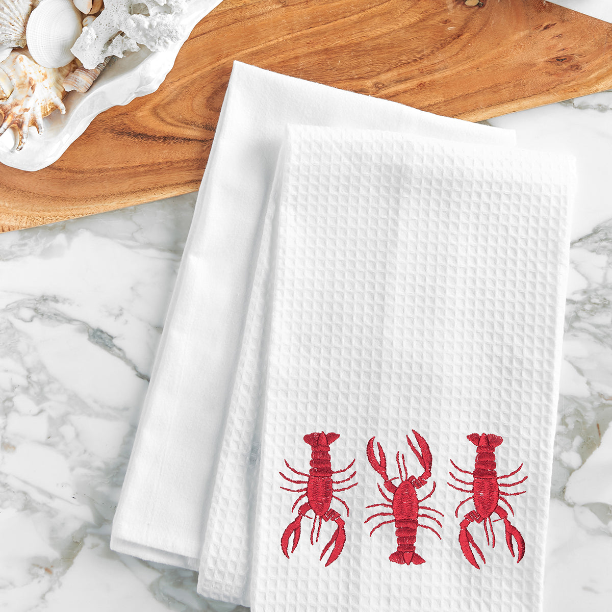 3 Lobsters Kitchen Towel