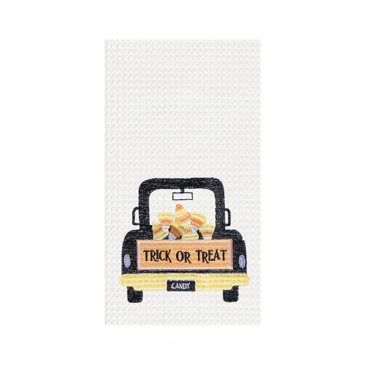 Candy Corn Truck Kitchen Towel