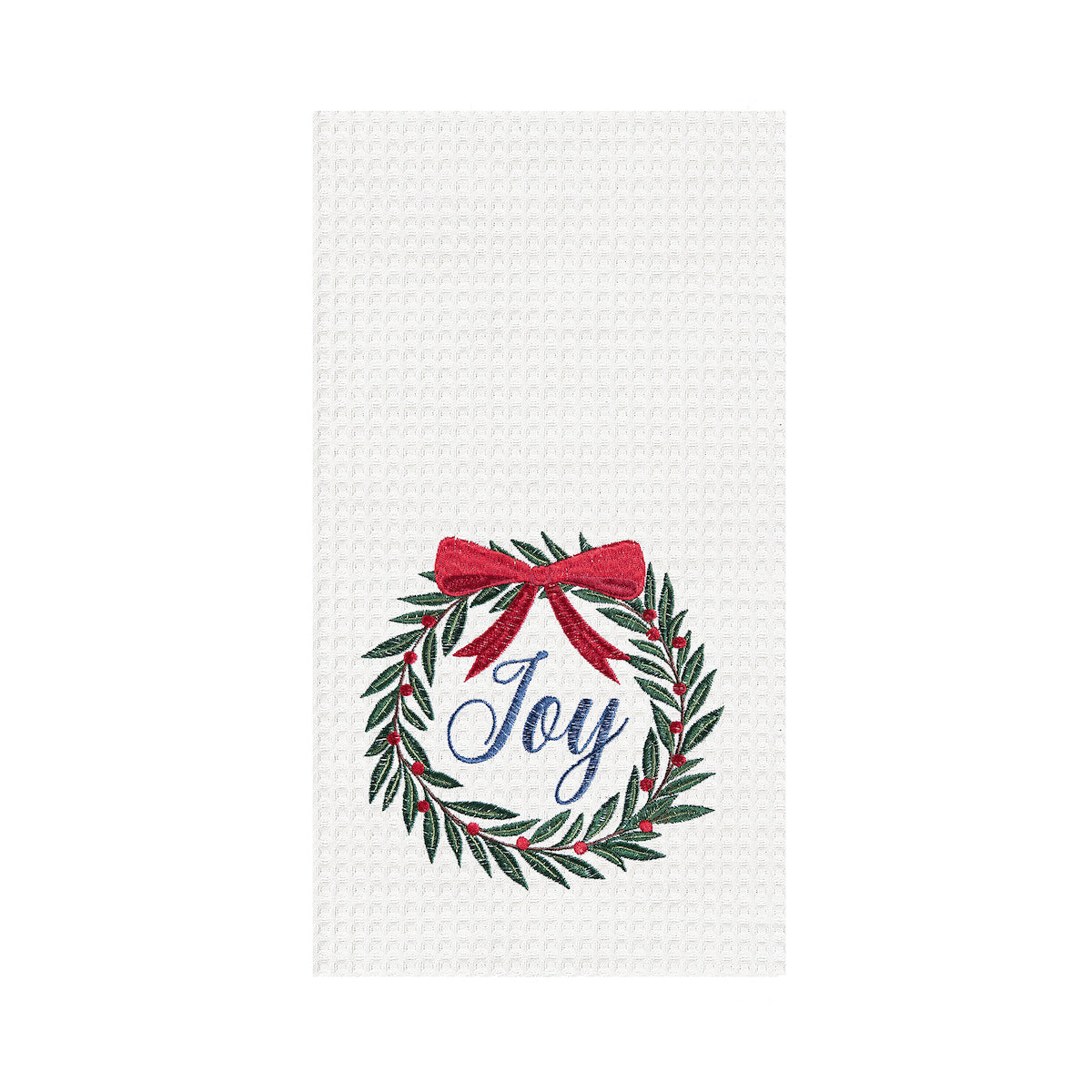 Joy Wreath Kitchen Towel