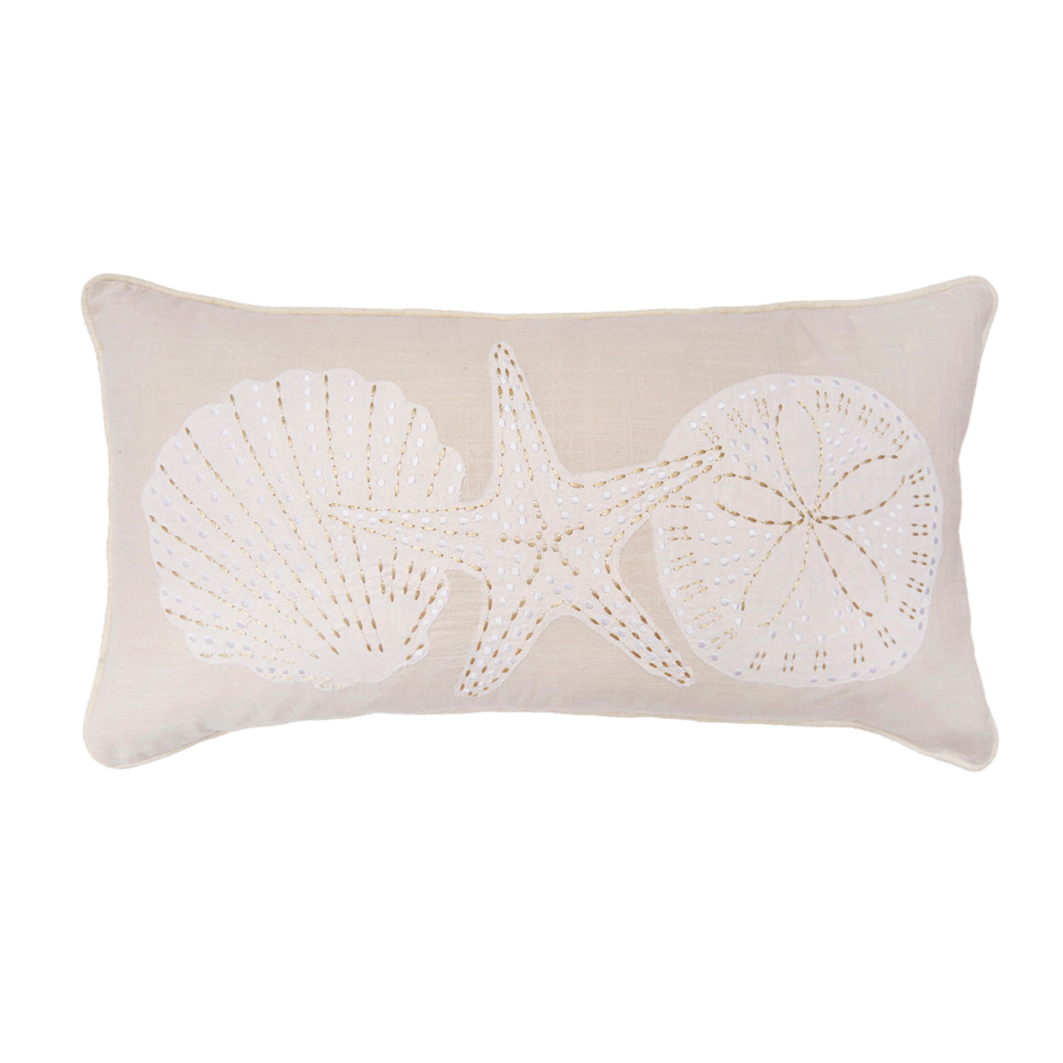 Golden Coast Multi Shells Pillow