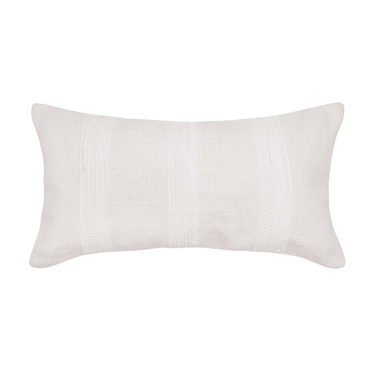 White Chindi Stripe Pillow