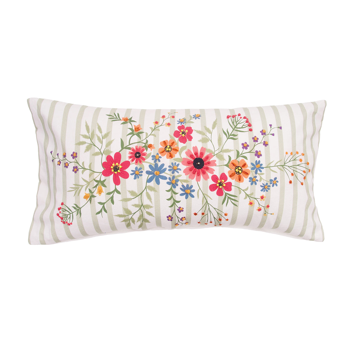 Botanical Stripe Pillow