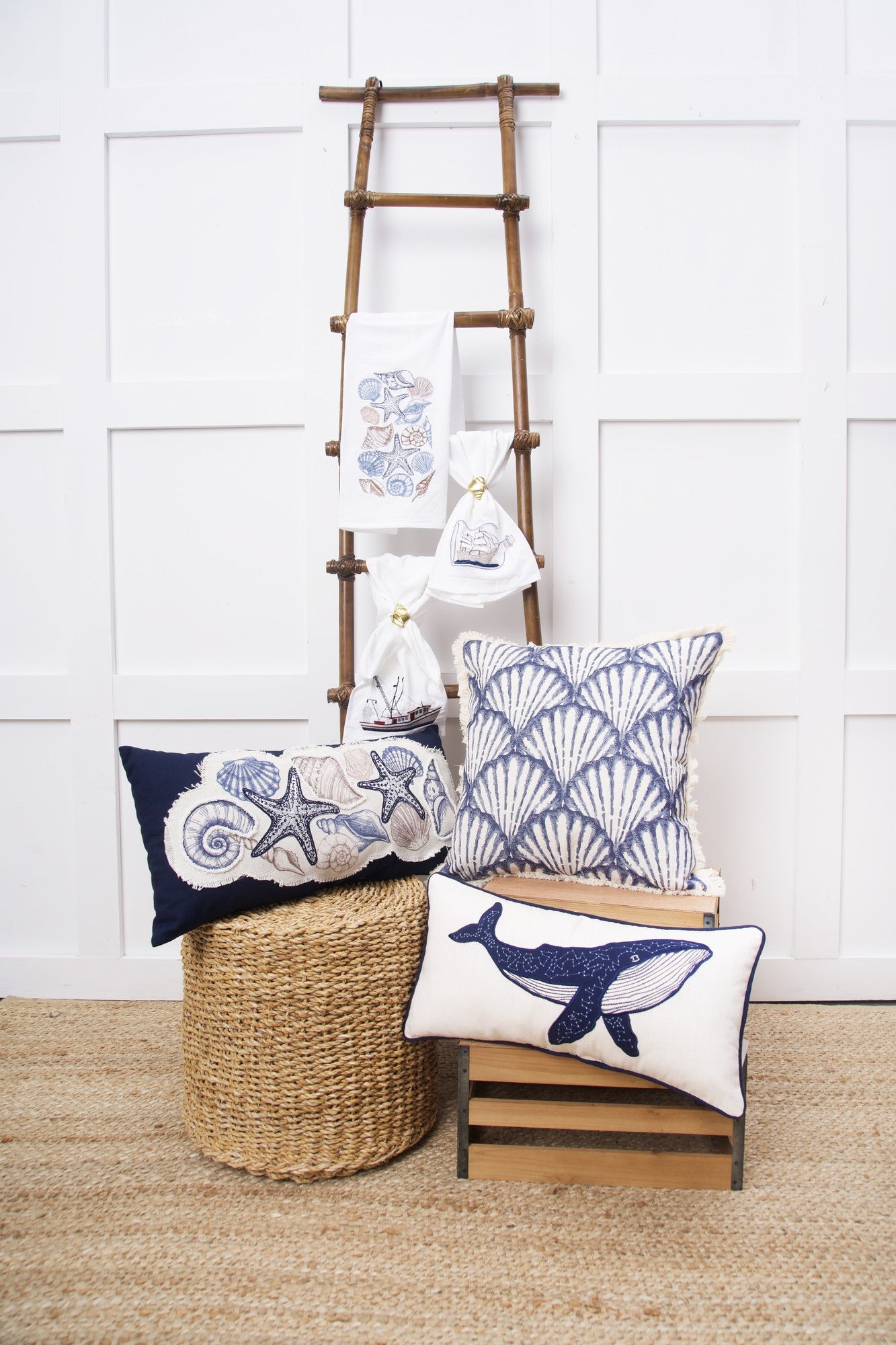 Blue Whale Pillow