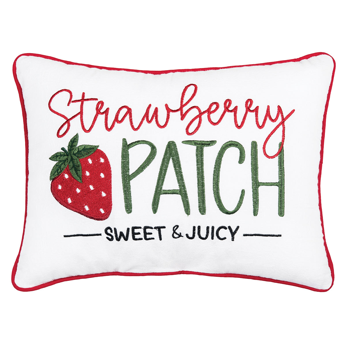 Strawberry Patch Pillow