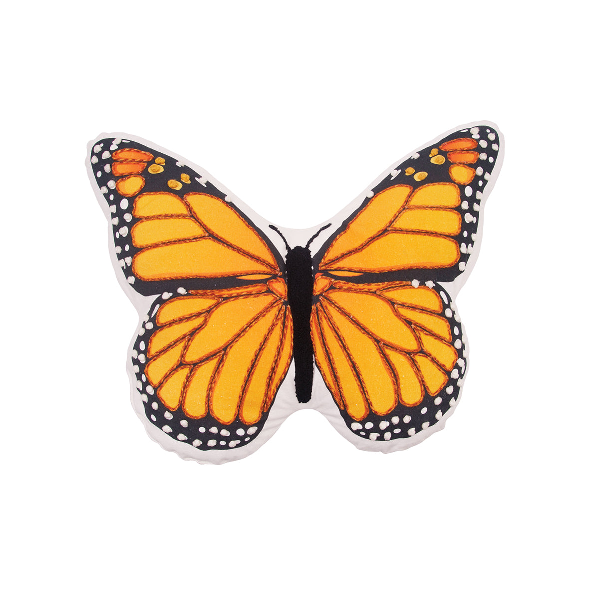 Monarch Butterfly Shaped Pillow
