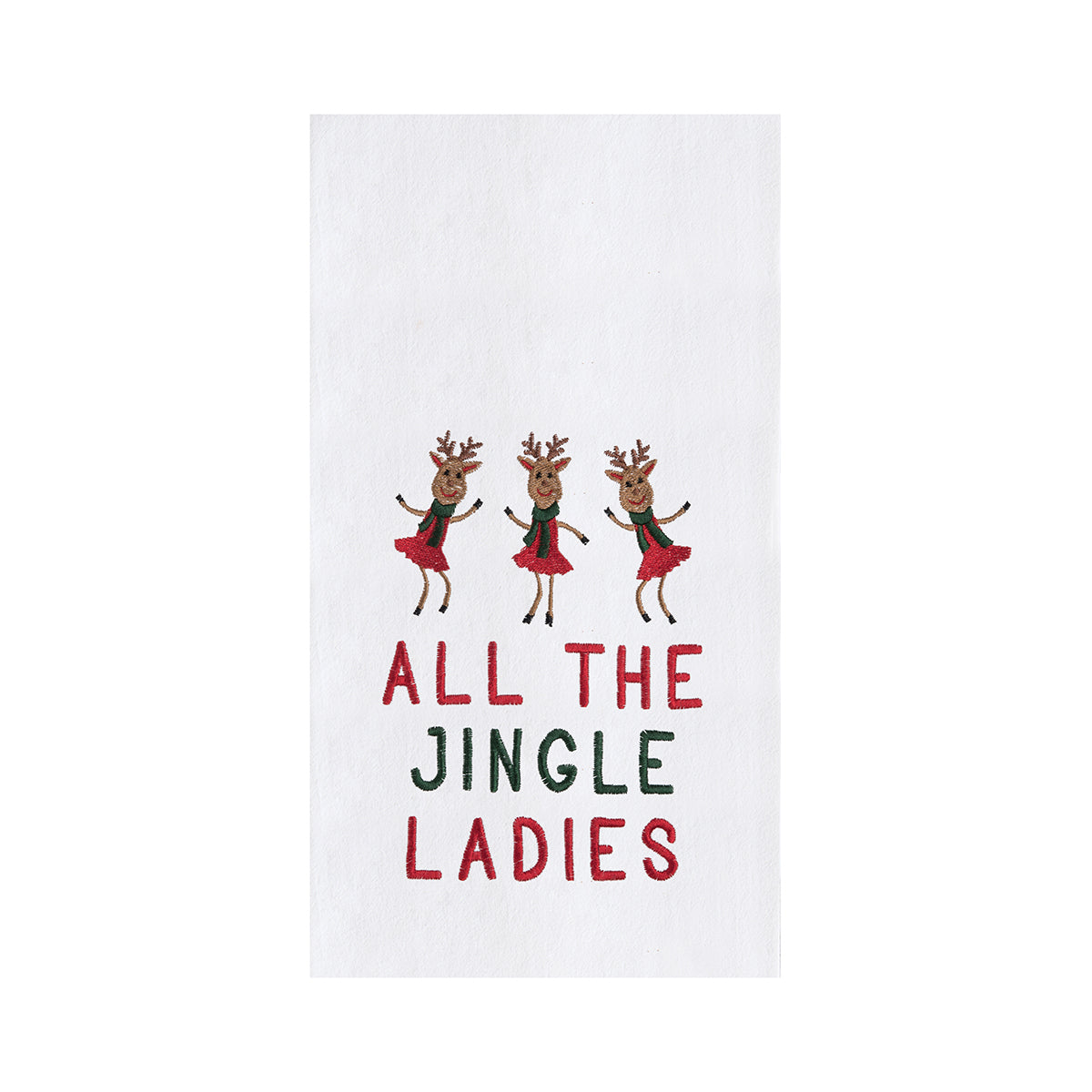 All The Jingle Ladies Kitchen Towel