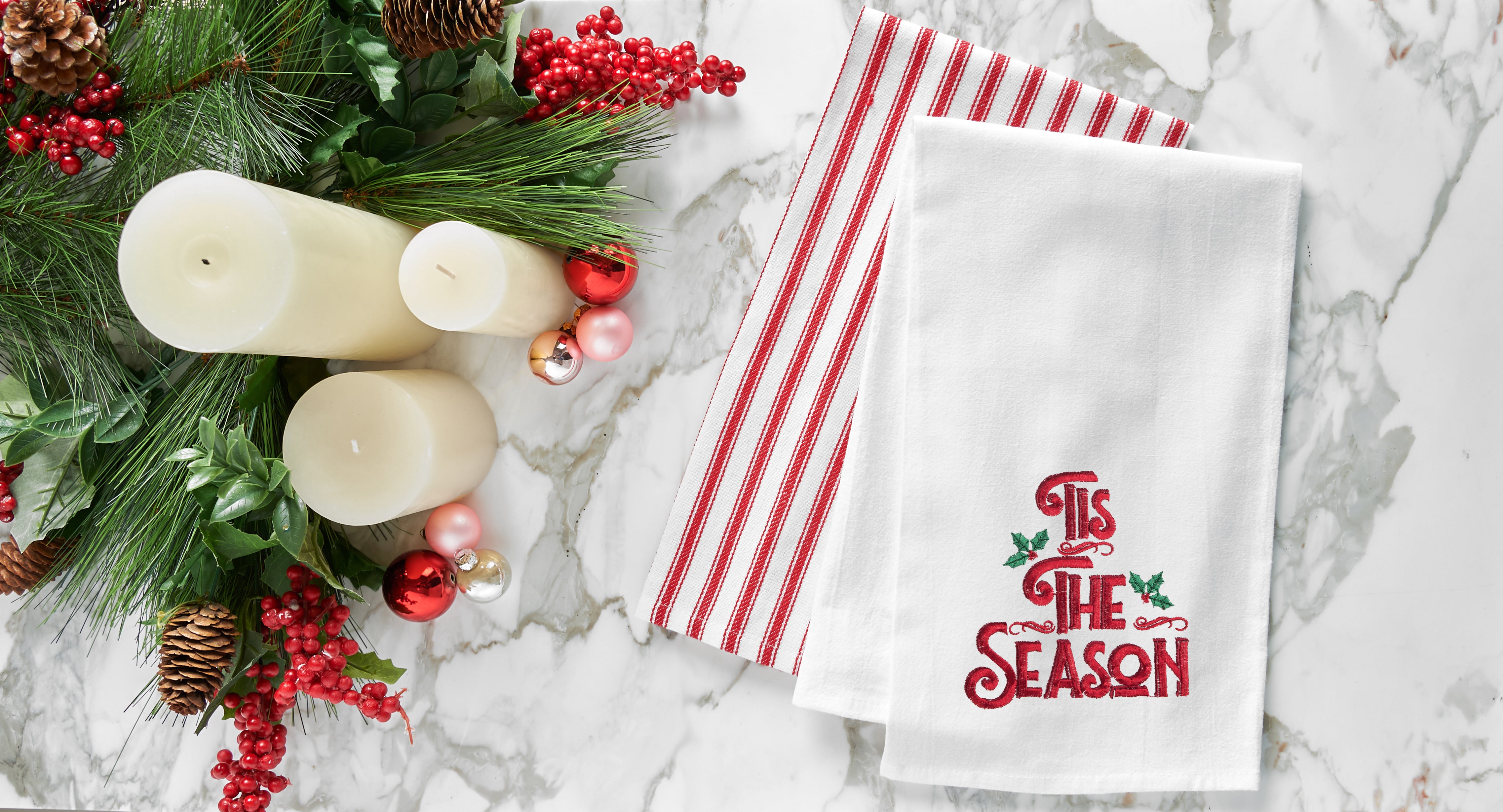Tis The Season Flour Sack Kitchen Towel