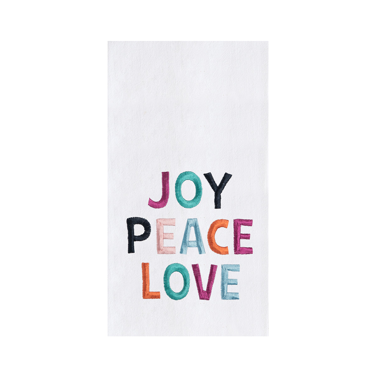 Joy Peace Love Kitchen Towel