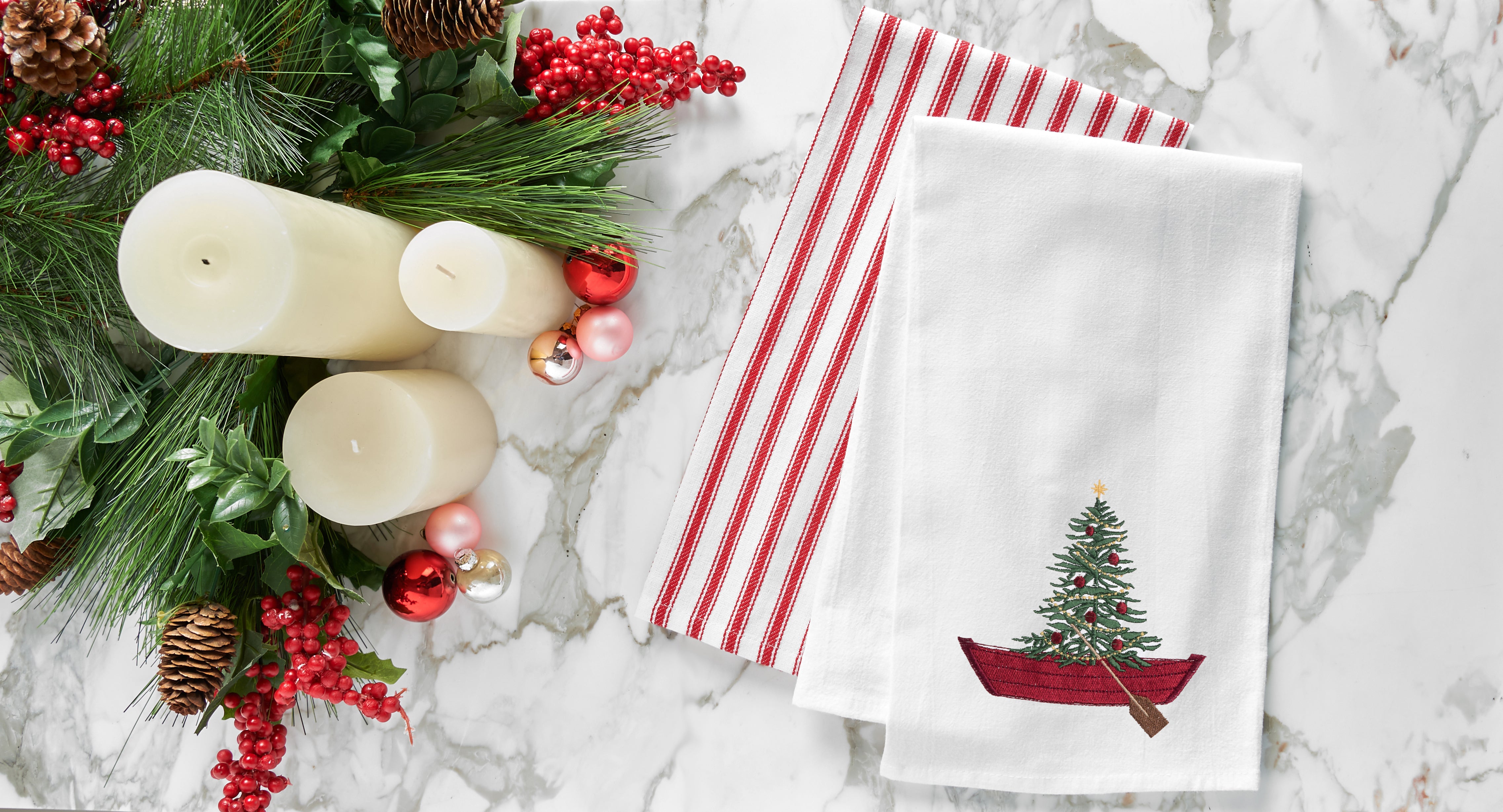 Deck The Hulls Flour Sack Kitchen Towel